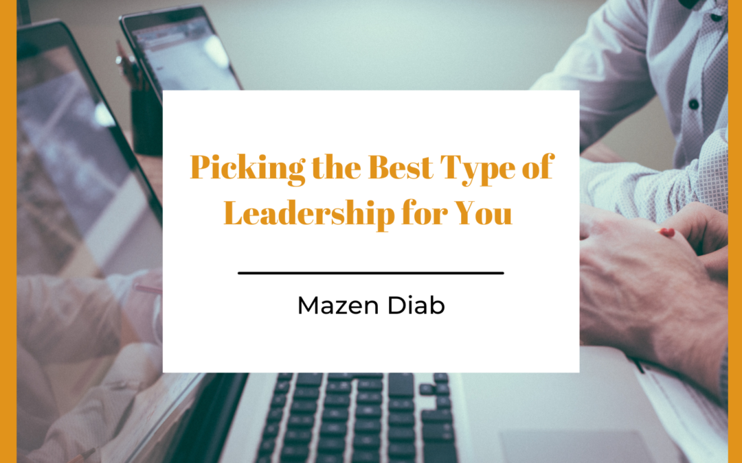 Picking The Best Type Of Leadership For You Mazen Diab